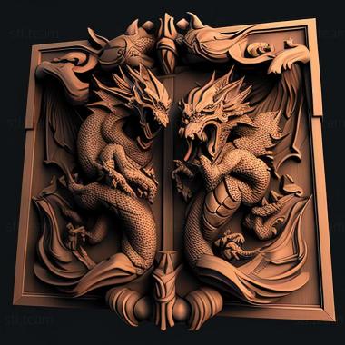 3D model Double Dragon 4 game (STL)